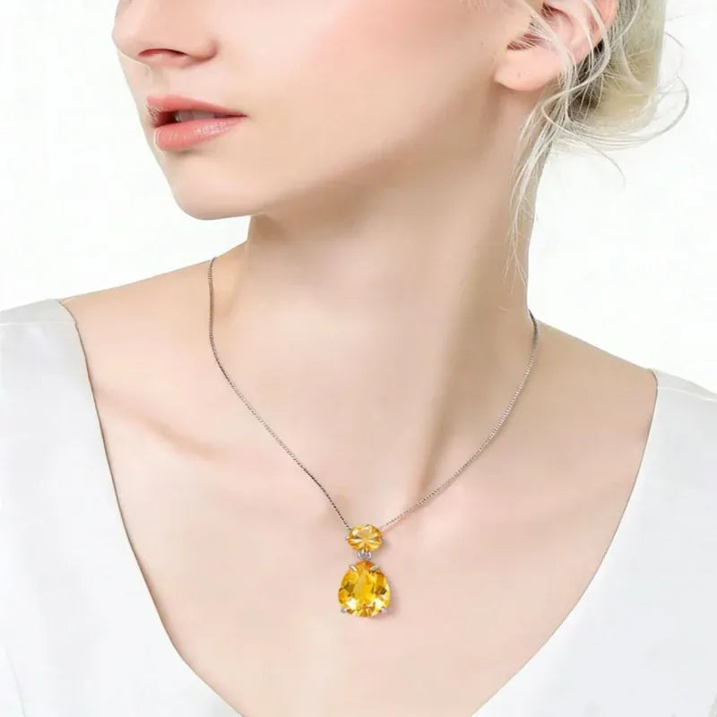 Aurelia Citrine Necklace