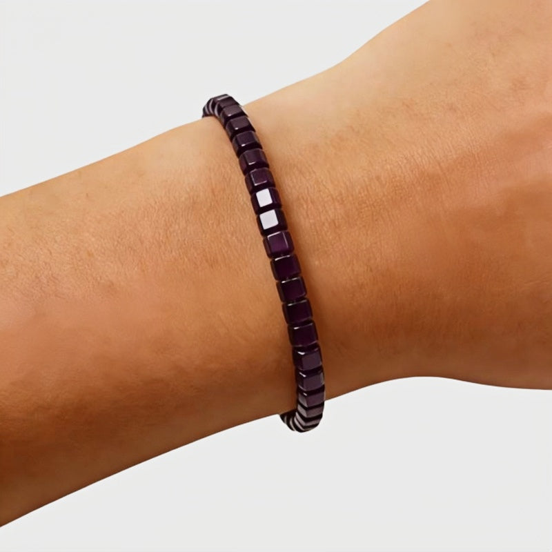 Intuition Glow Natural Crystal Bracelet-Dark