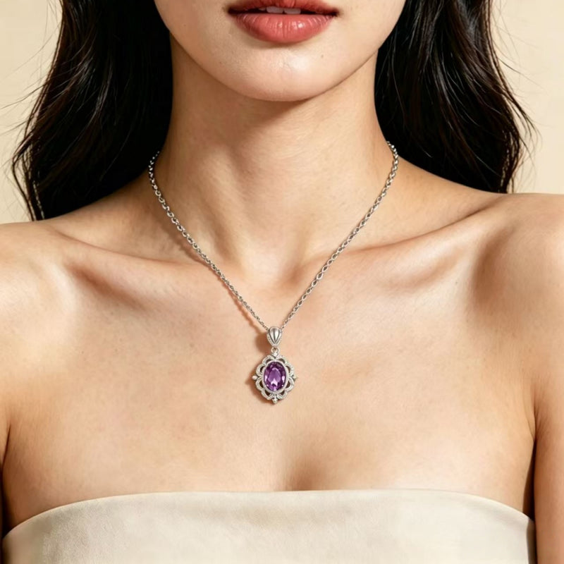 Guard Lume Natural Crystal Necklace