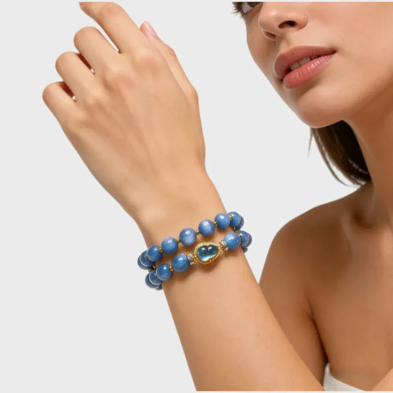 Ocean Balance Natural Crystal Bracelet