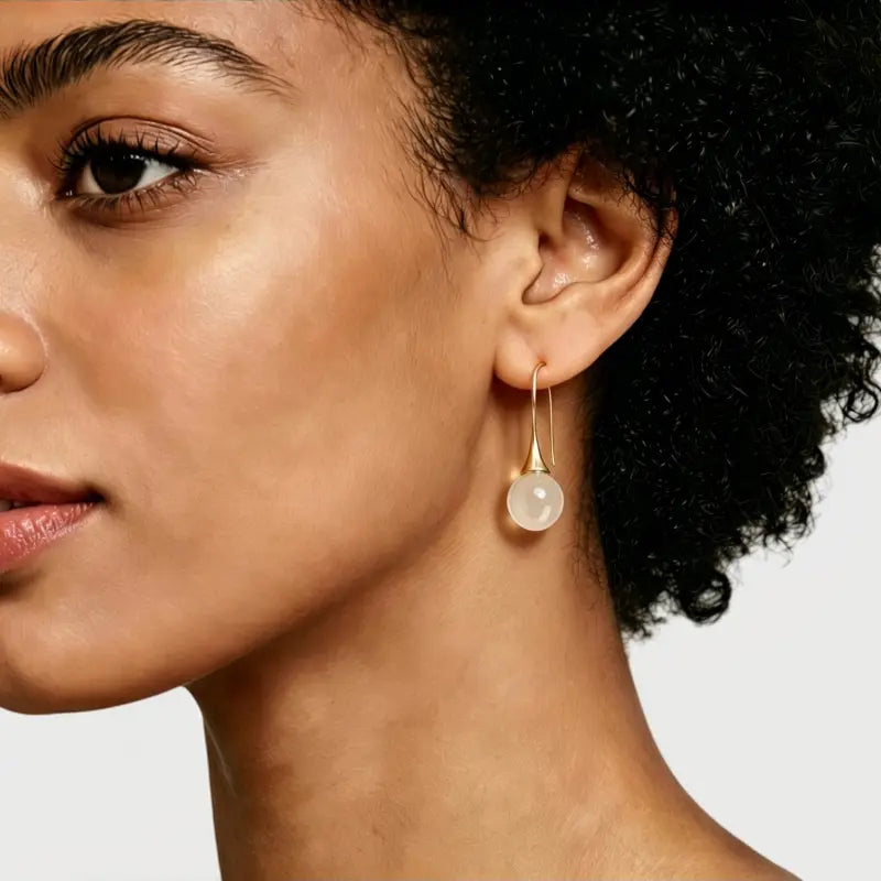 Joyful Genesis Natural Crystal Earrings