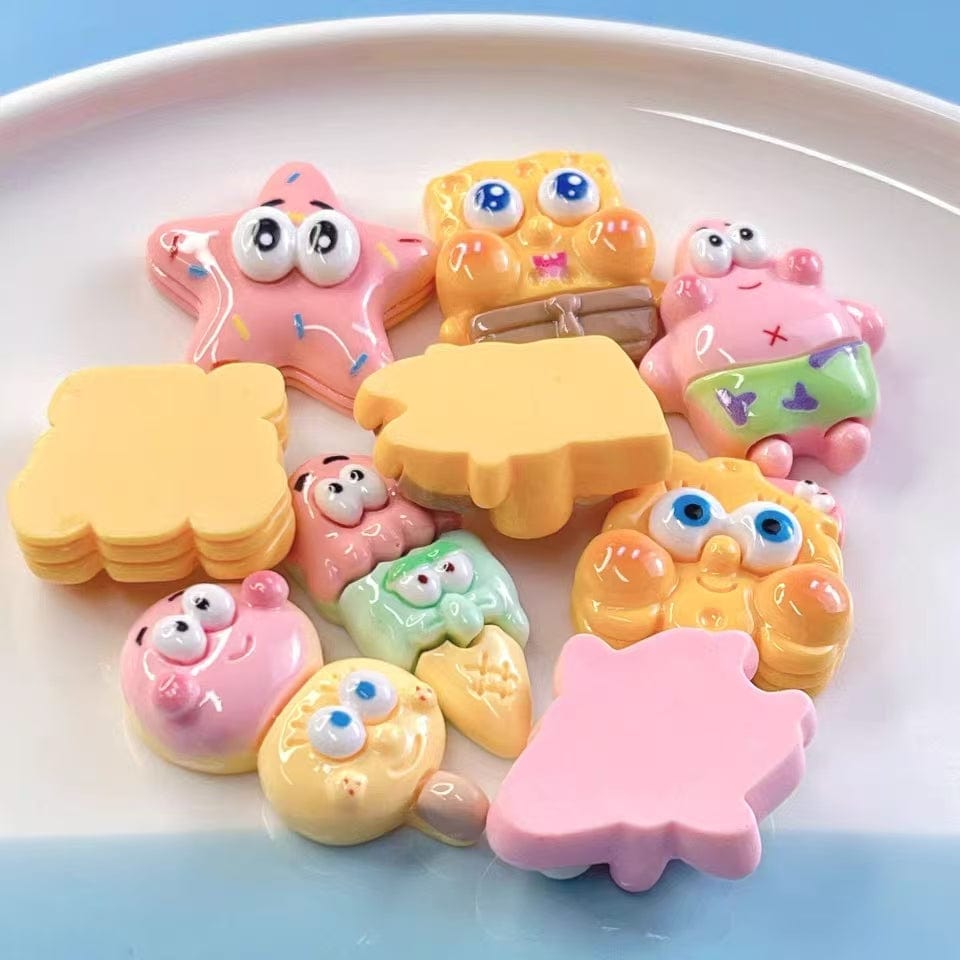 SpongeBob charm -8 bags open in live
