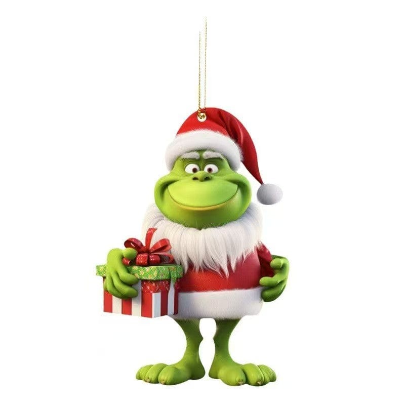 Grinch ornament double game -open in live