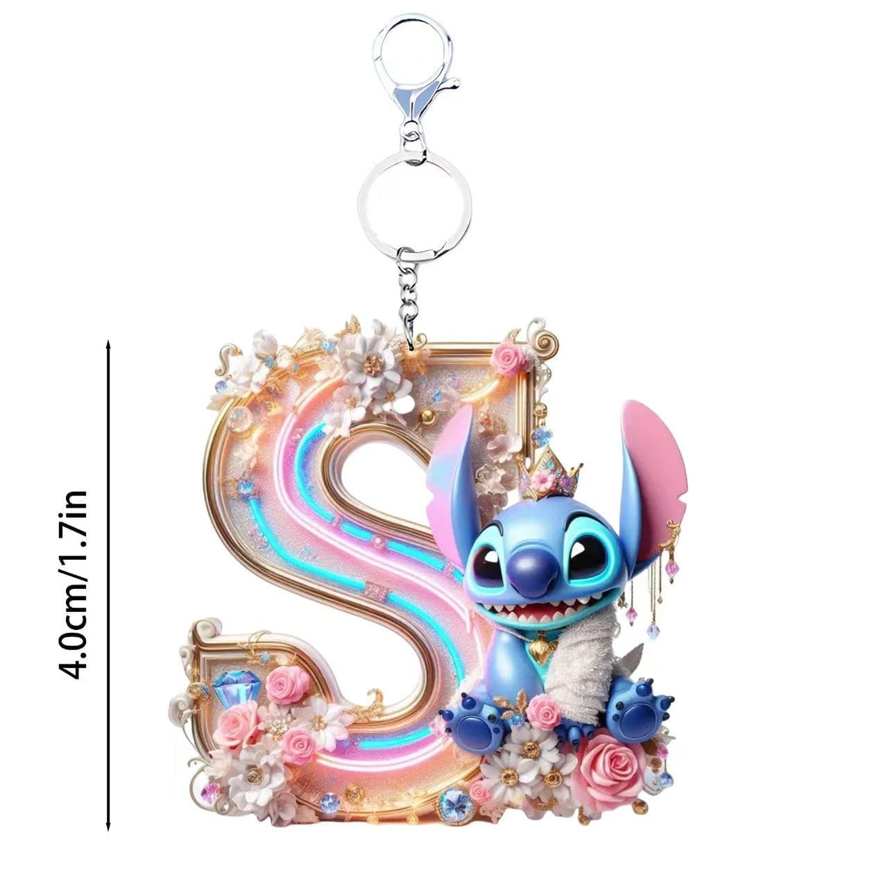 Stitch letter ornament double game -open in live