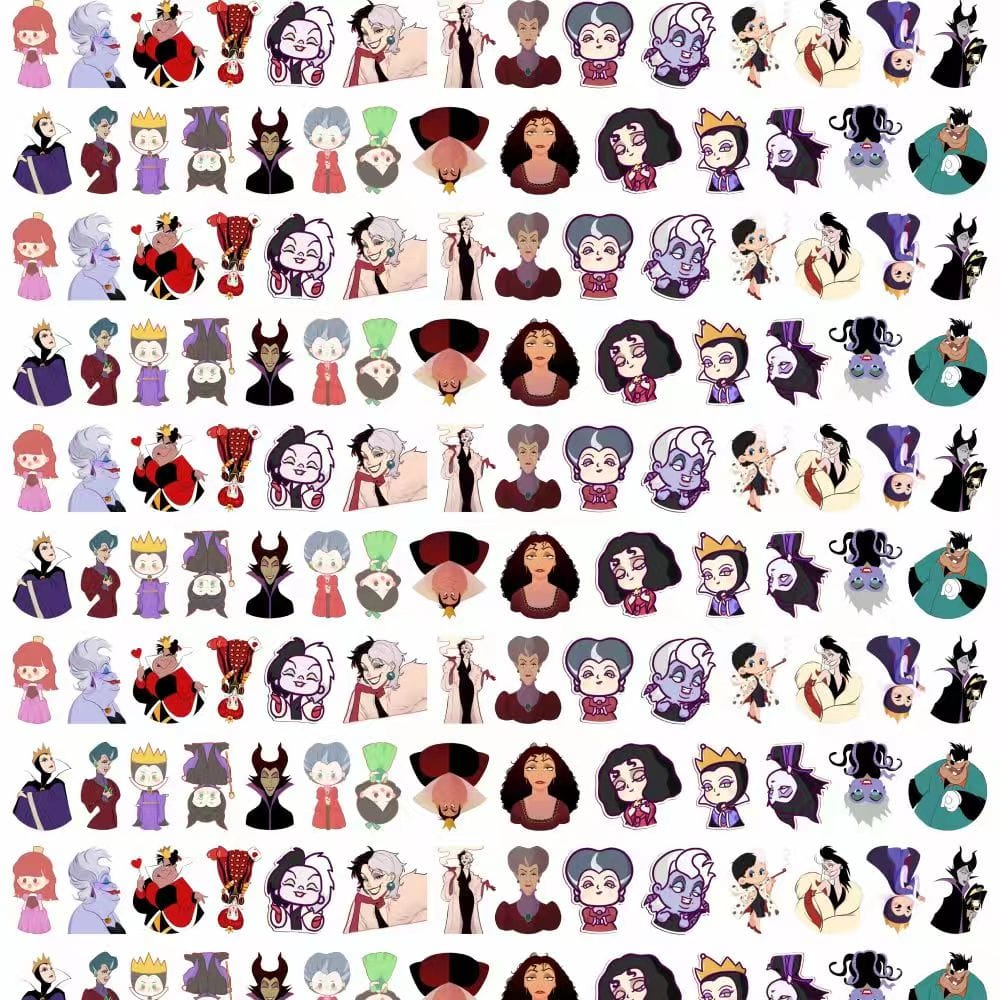 Vallains 4cm Acrylic Charms for DIY match game-open in live