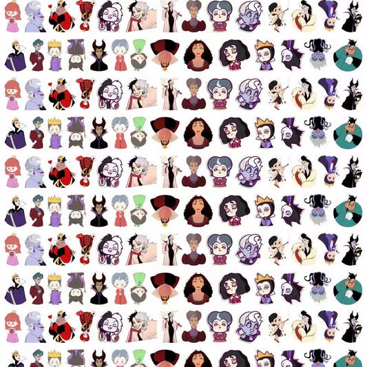 Vallains 4cm Acrylic Charms for DIY match game-open in live