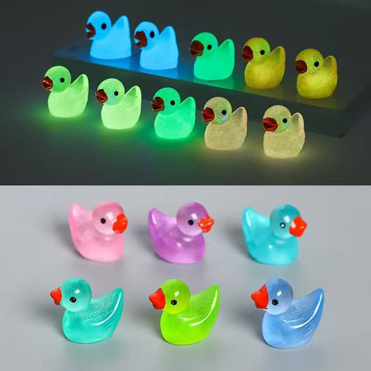 Colored ducks(glow) 5 in 1 bag-open in live