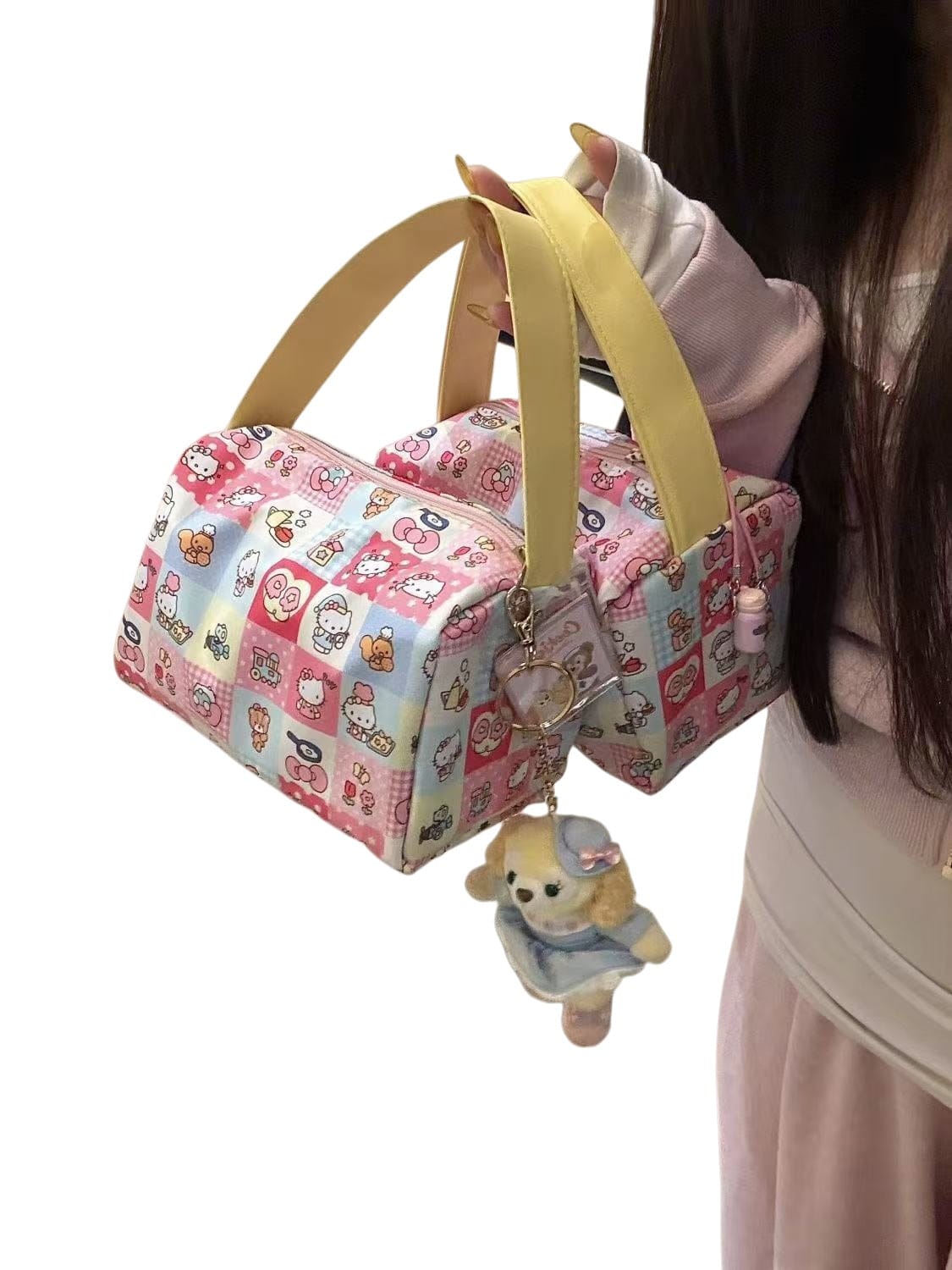 Kitty Handheld makeup bag