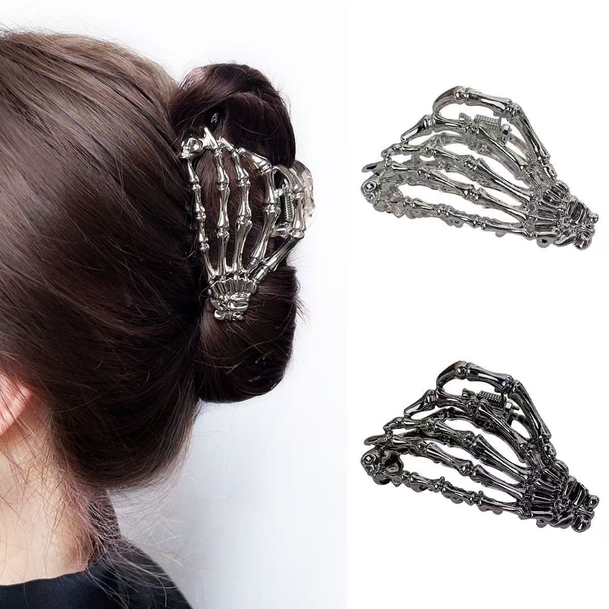 Gothic Ghost Hand Claw Hair Clip