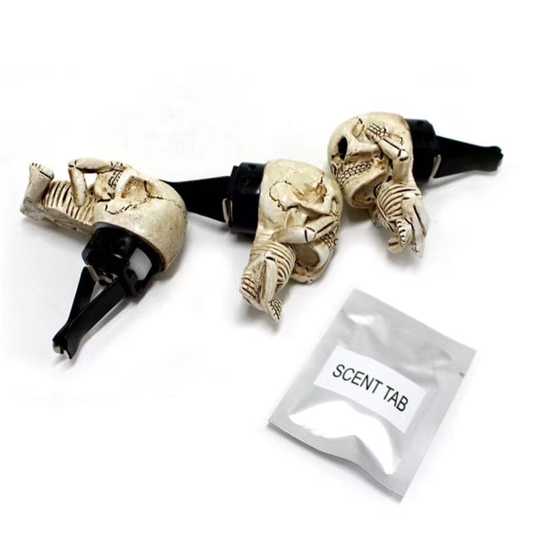 3pcs/set Skull Car Air Vent Clip