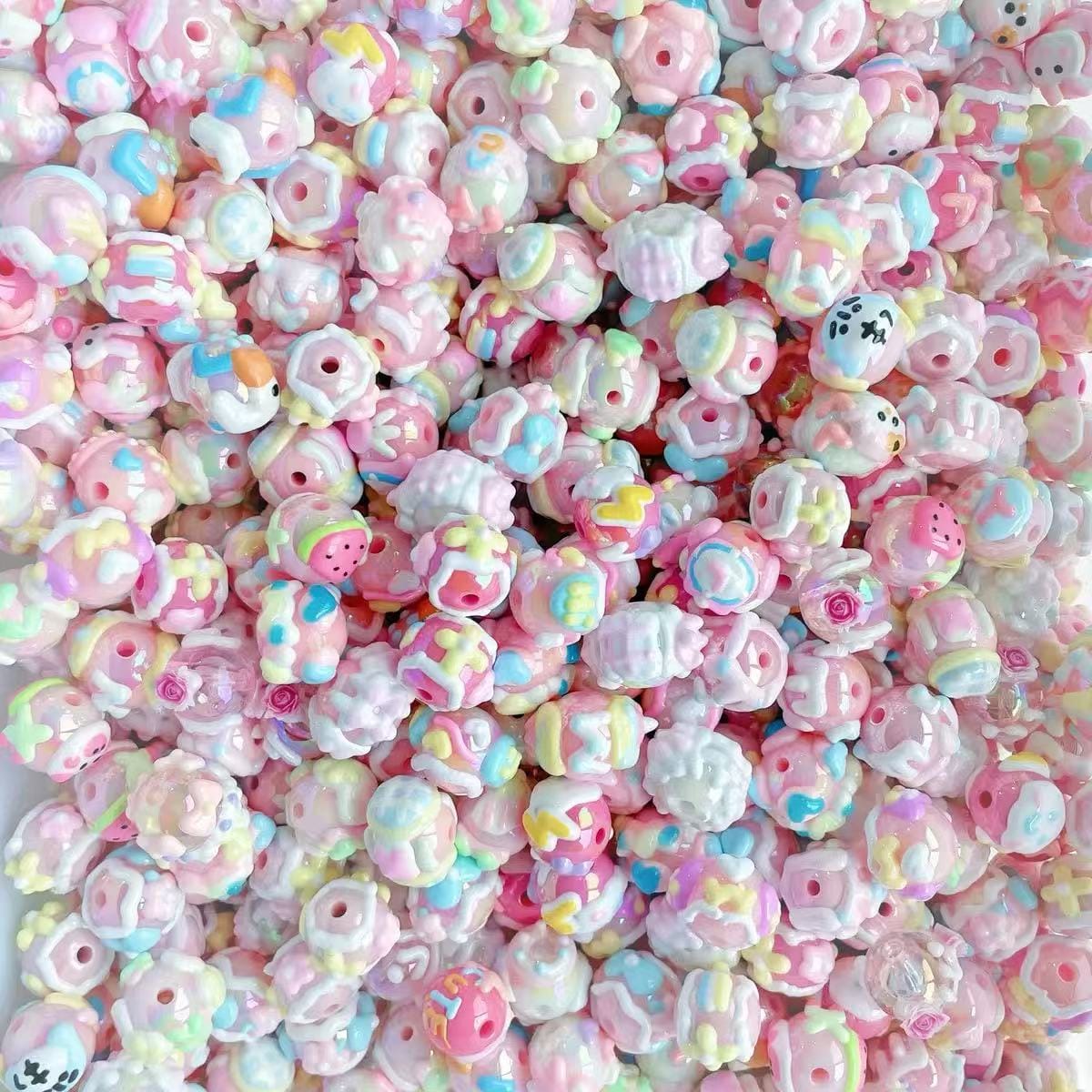 10pcs Drawn Penbeads