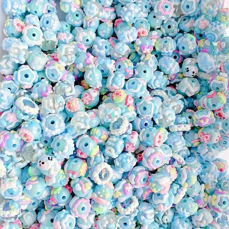 10pcs Drawn Penbeads