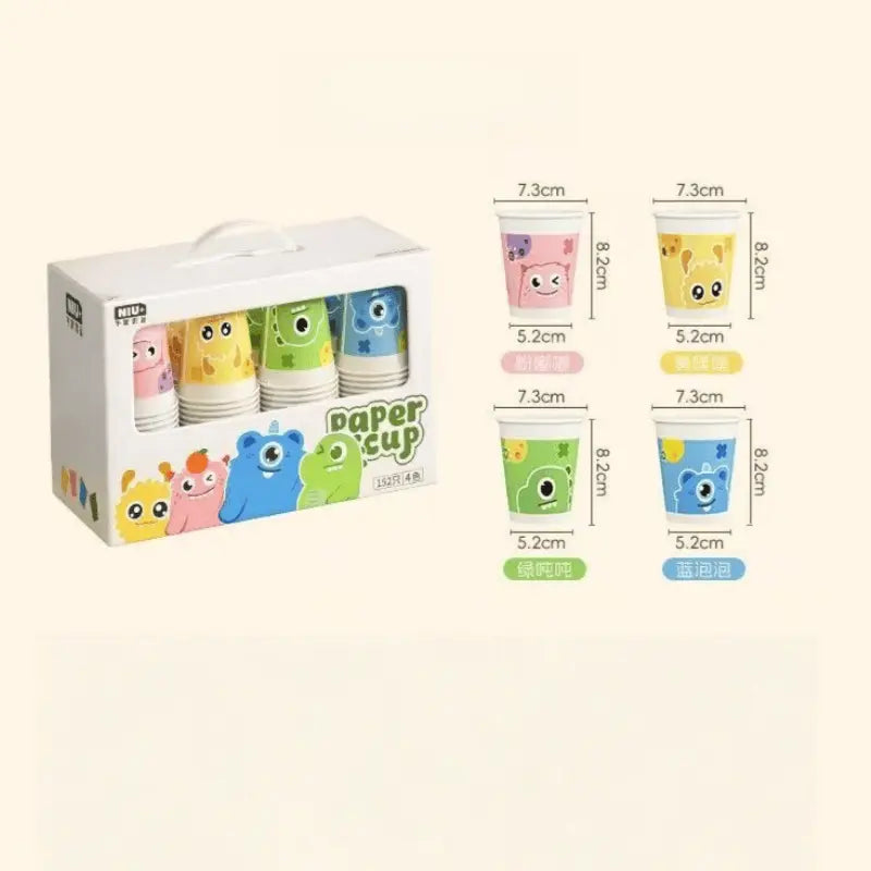 125pcs Sesame Street Dispossable Cups