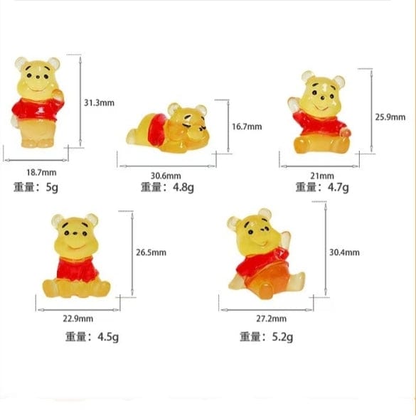 5 pcs Luminous Winnie