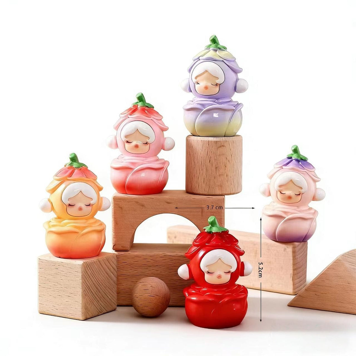 10 Pcs flower skull panda