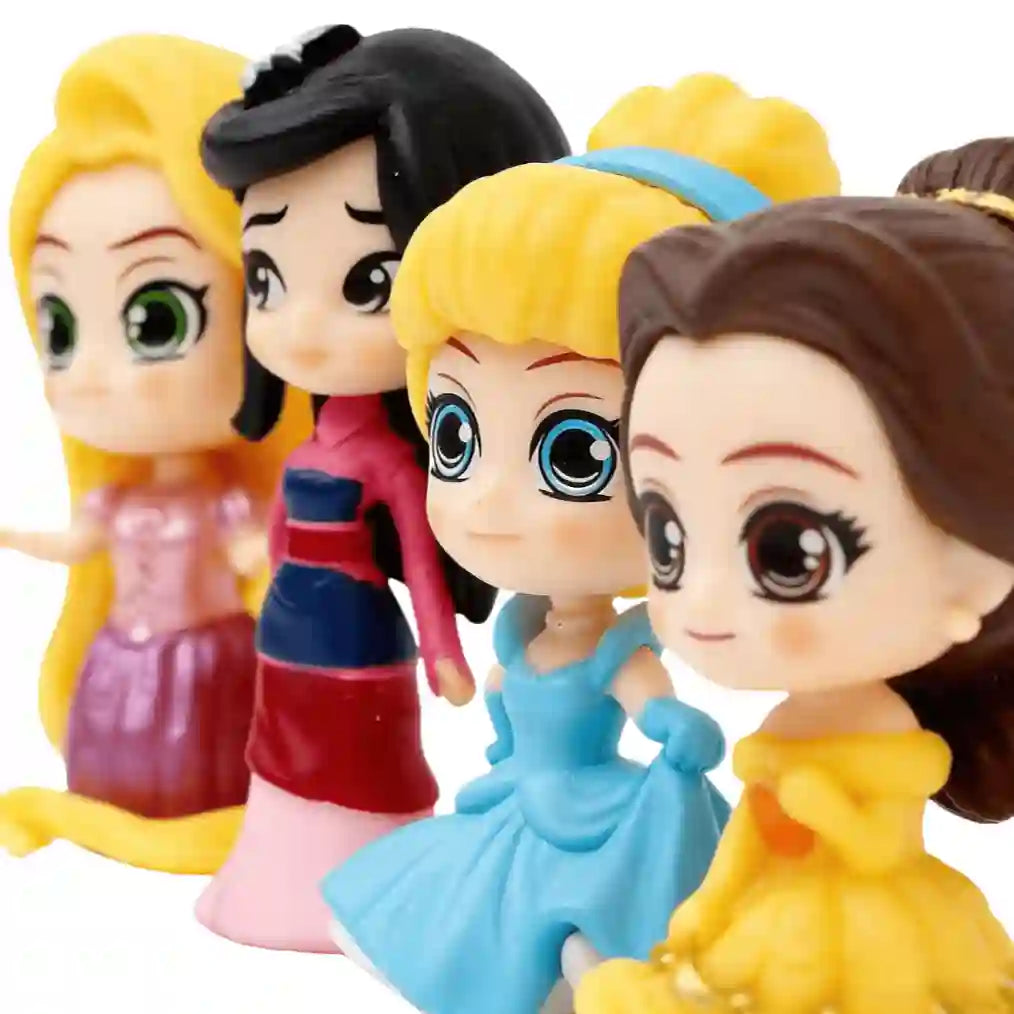 7 pcs Mini Princess