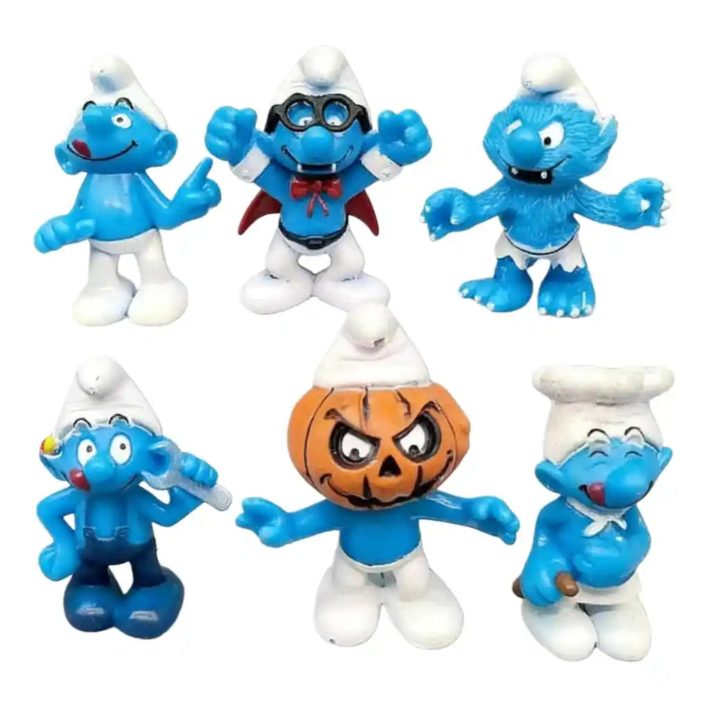 8 pcs Smurfs2