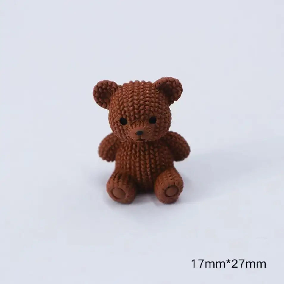 8 pcs Crochet Bear