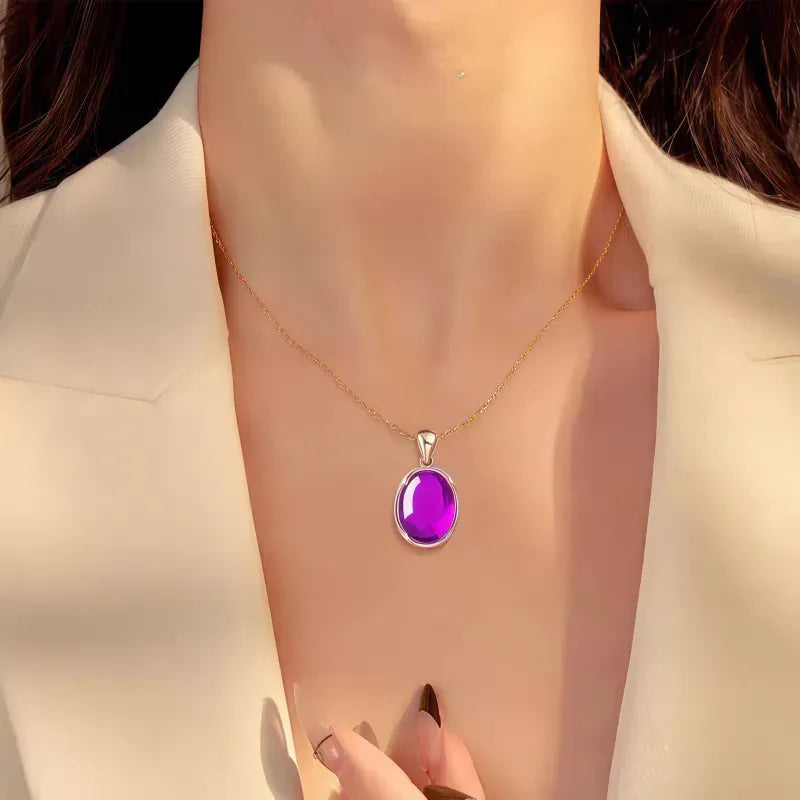 Purple Soul Natural Amethyst Necklace