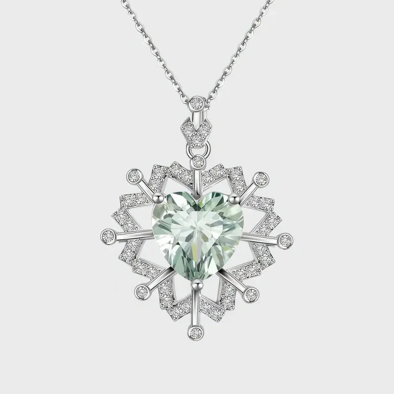 Ethereal Frost Natural Crystal Necklace