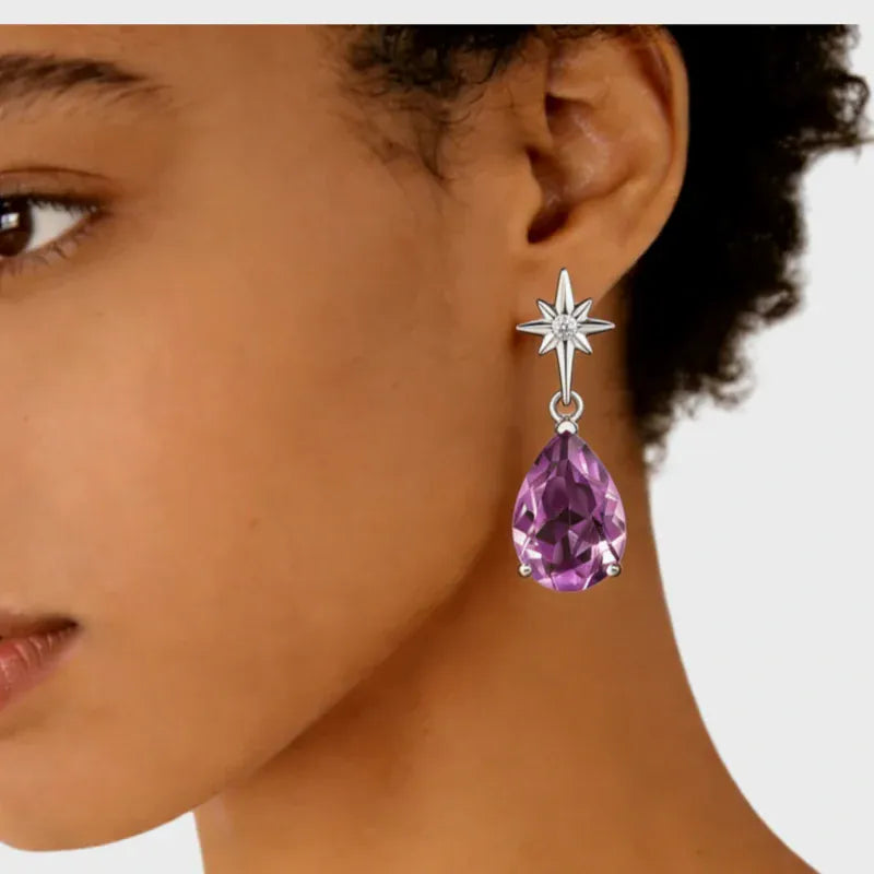 Celestial Insight Natural Amethyst Drops