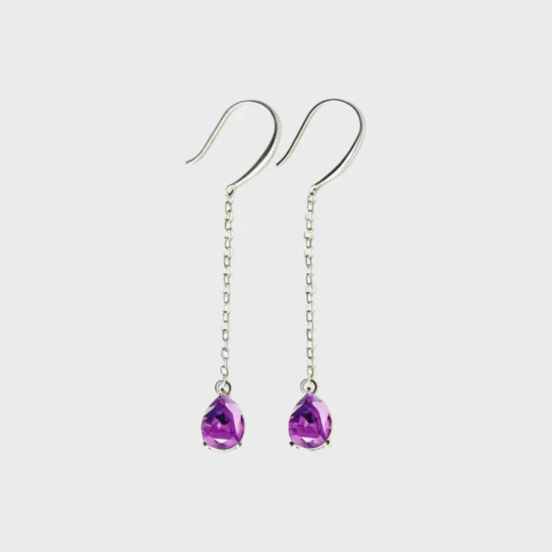 Natural Crystal Lira Vantage Earrings