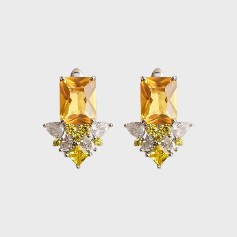 Zorvath Natural Crystal Earrings