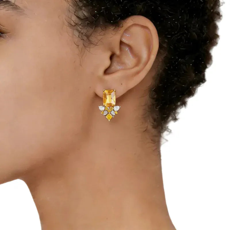 Zorvath Natural Crystal Earrings