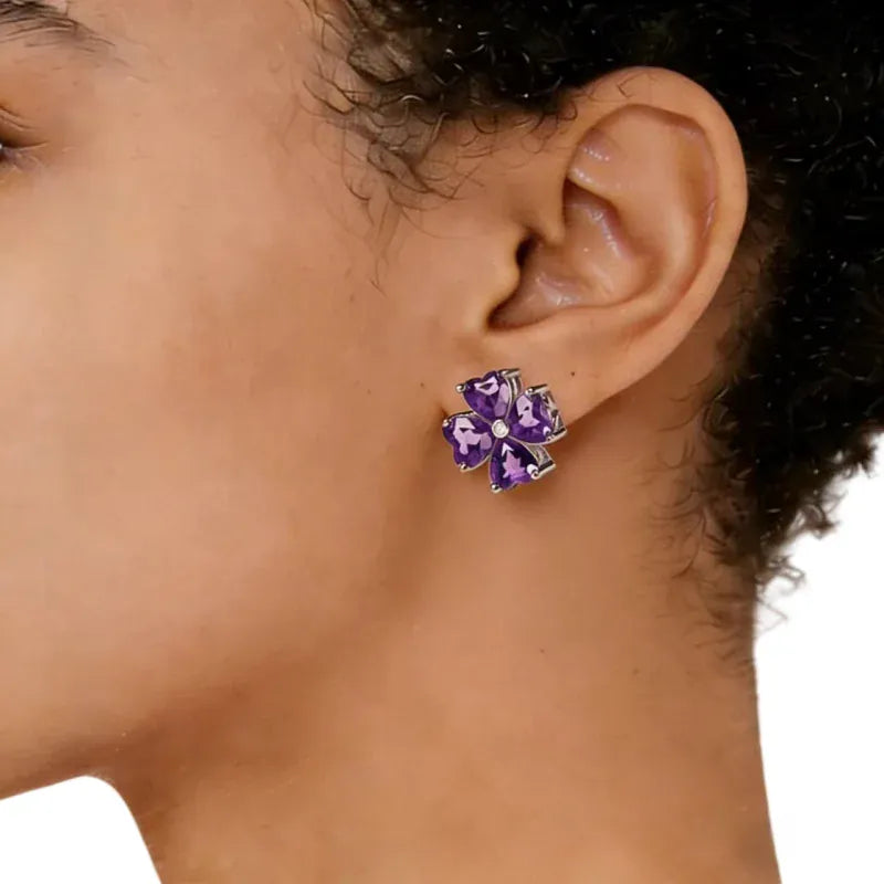 Seraphina Natural Crystal Earrings