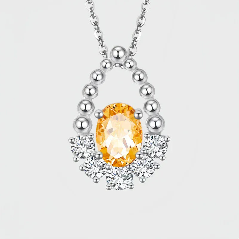 Aurora Wish Natural Crystal Necklace