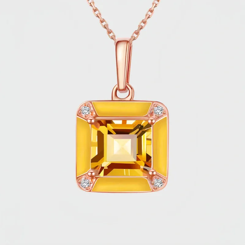 Sweet Home Natural Crystal Necklace