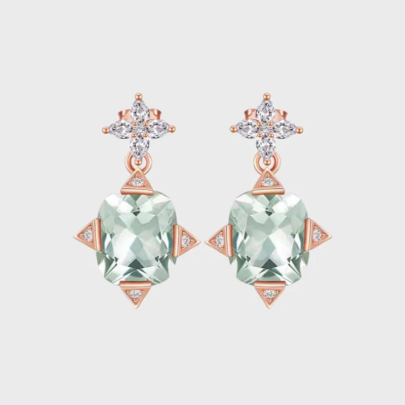 Pure Thrive Natural Crystal Earrings