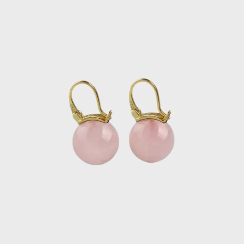 Nirvana Calm Natural Crystal Earrings