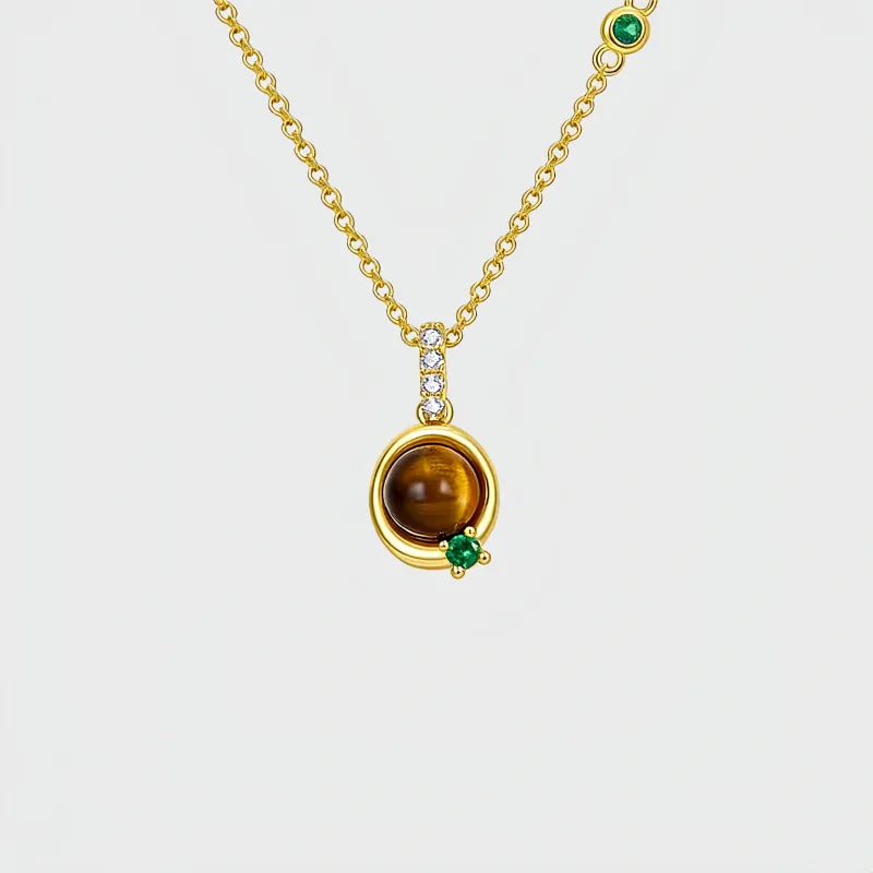 Liberty Natural Tiger Eye Stone Necklace