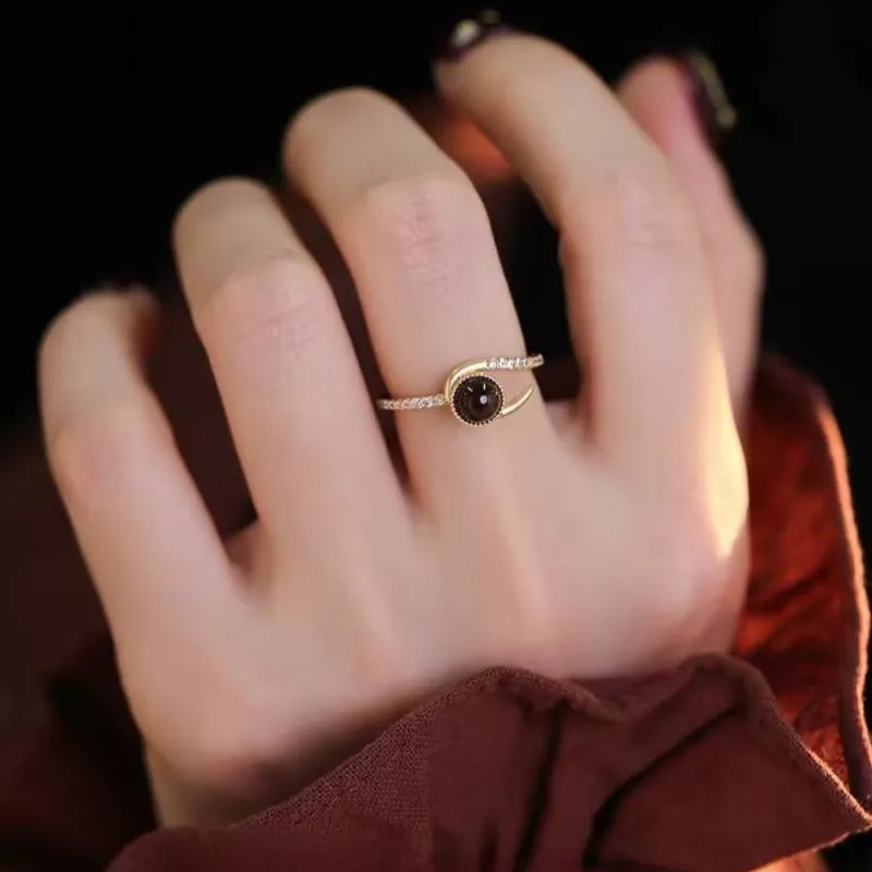 Tiger Eye Radiance Ring for Wealth & Protection