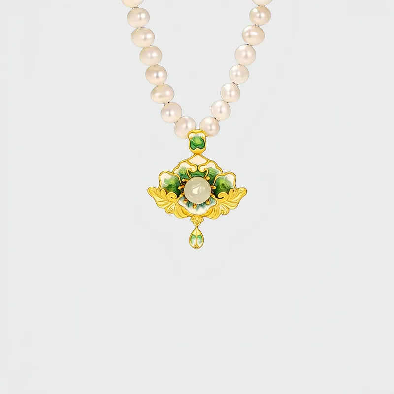 Serene Bloom Lotus Necklace