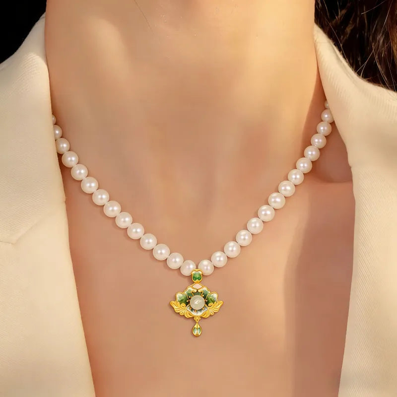 Serene Bloom Lotus Necklace