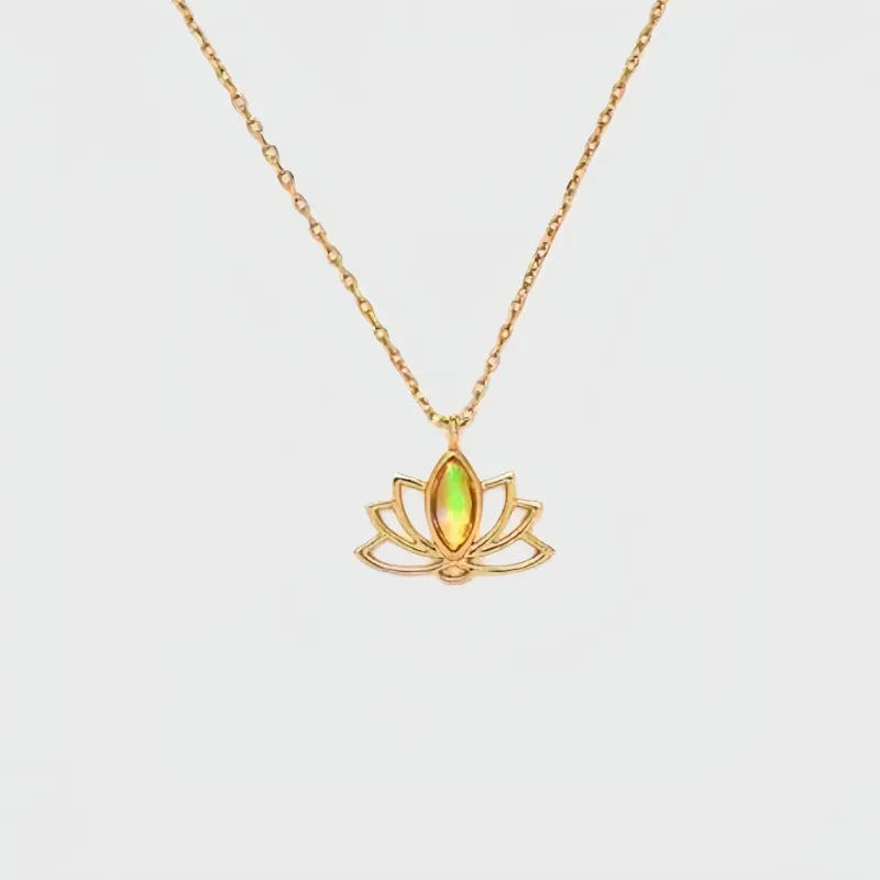 Precious Memory Lotus Necklace