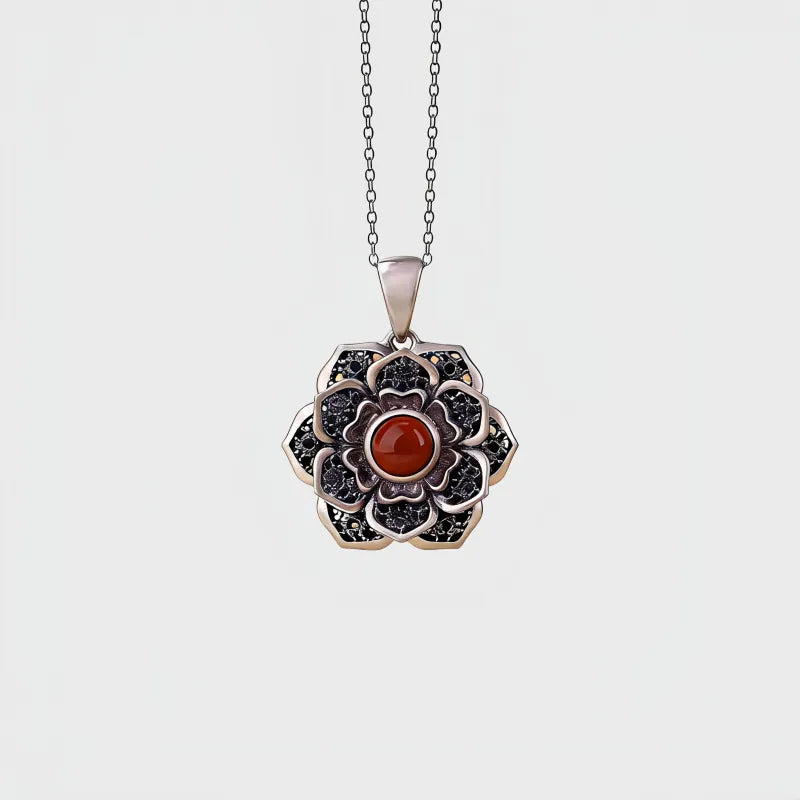 Lotus Ember Necklace