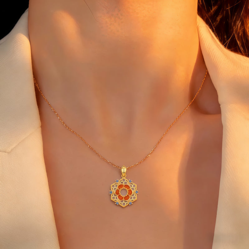 Lotus of Prosperity Necklace