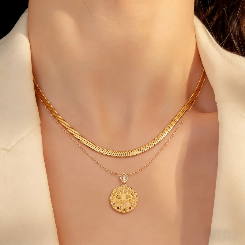 All-Seeing Evil Eye Necklace
