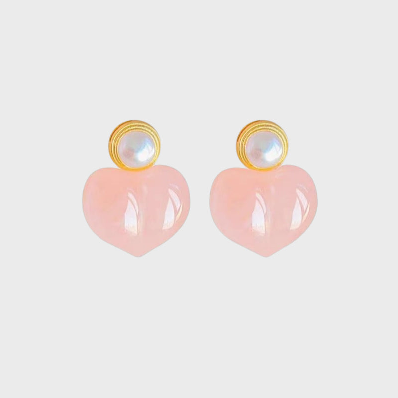 Lume of Ease Natural Crystal Earrings