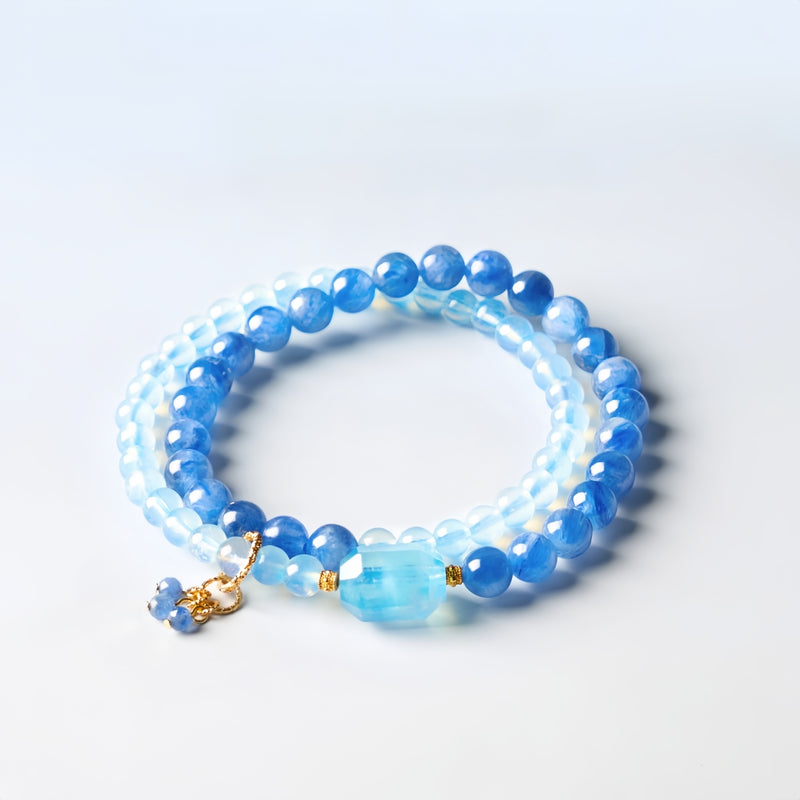 Mana Bar Aquamarine Bracelet