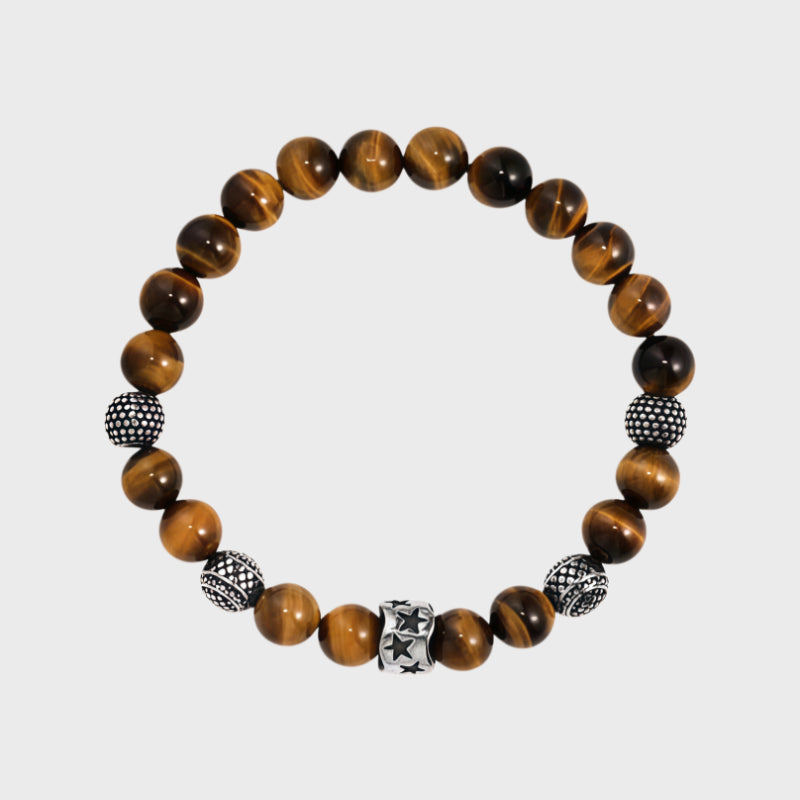 Fearless Courage Natural Tiger Eye Bracelet