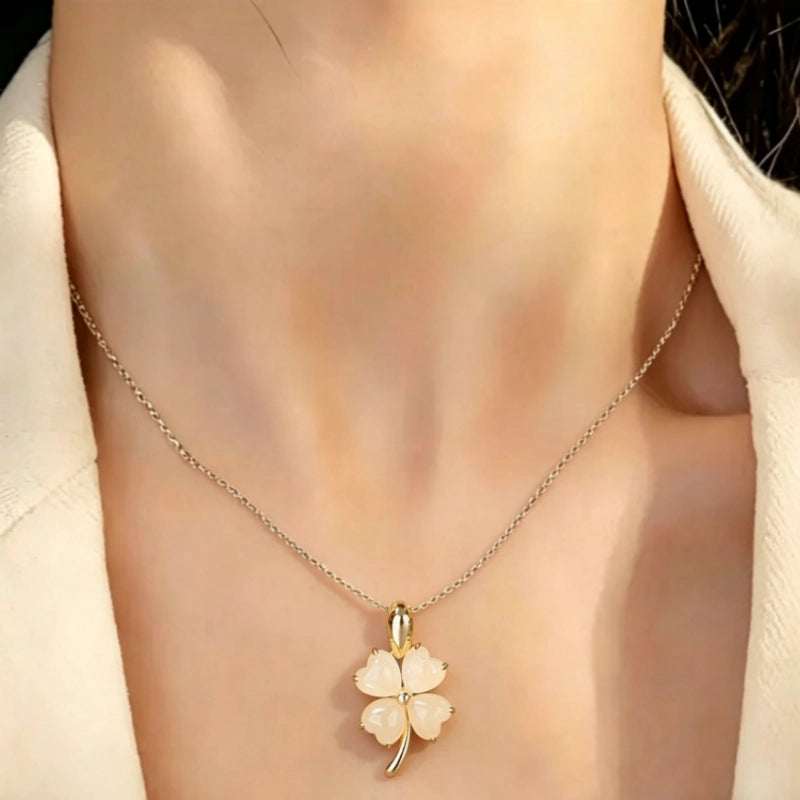 Eternal Luck Four-leaf Clover Necklace