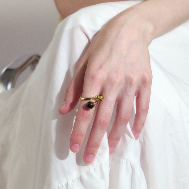 Niche Designer Tiger's Eye Ring - Symbol of Courage & Wealth