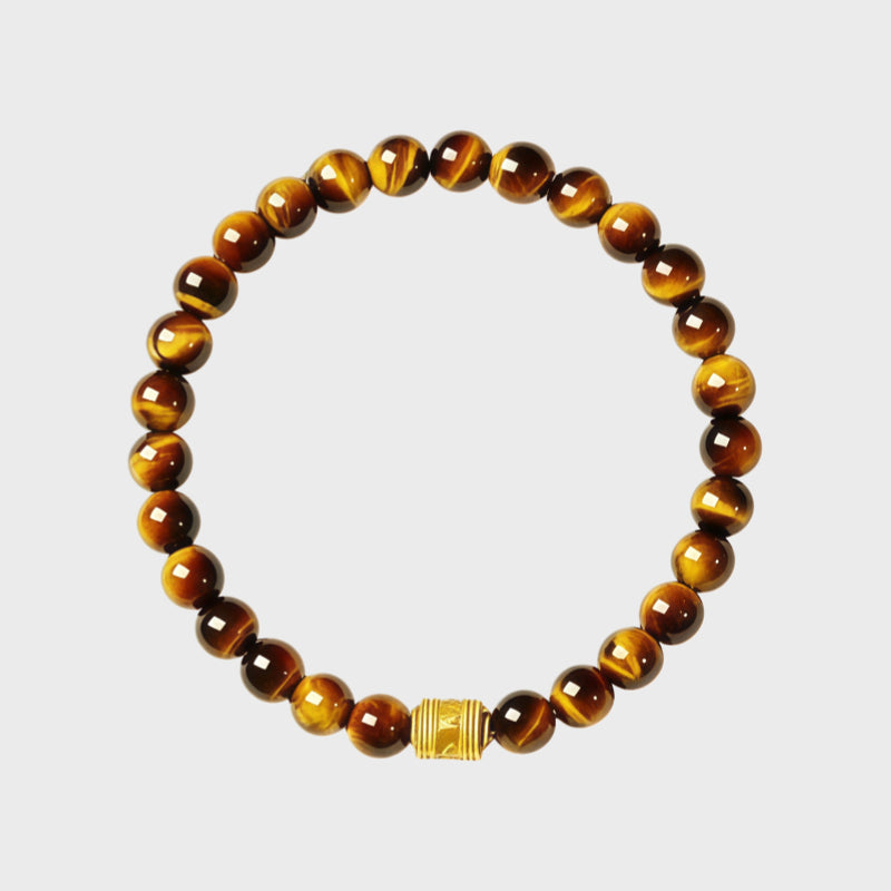 Golden Luck Natural Tiger Eye Bracelet