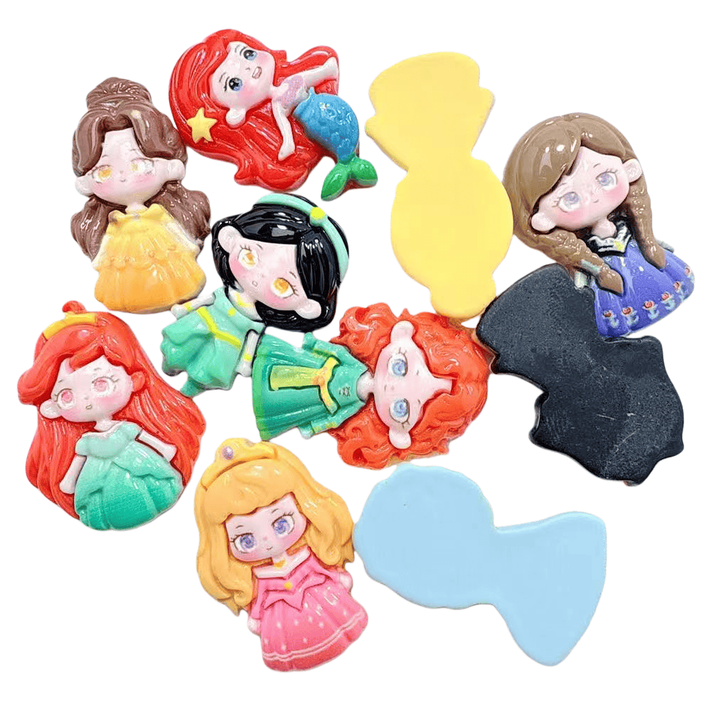 3pcs Princess mini charm