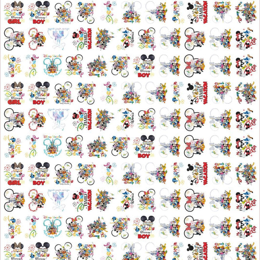 Disney Mikey Journey 4cm Acrylic Charms for DIY match game-open in live