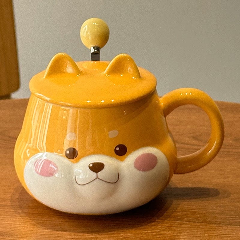 Cute Dog Ceramic Cups